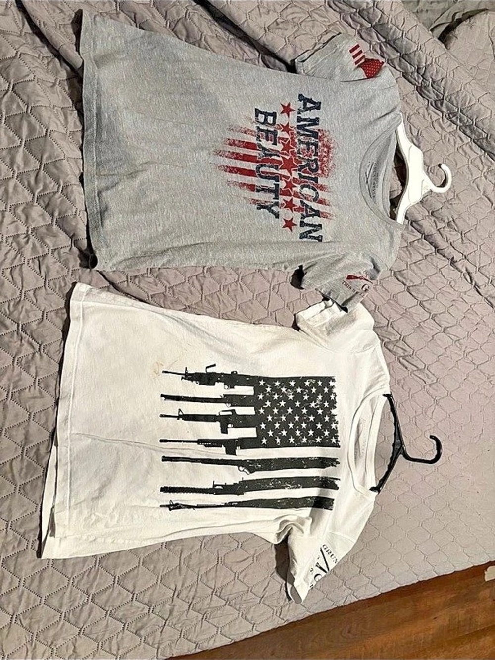Grunt Style American Beauty / Rifle Flag Graphic Tee Bundle